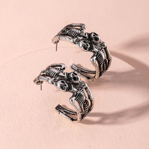 hoop & huggie 2021 ins punk hop-hip skull skeleton rock geo minimalism minimalist earrings korean fashion chic women party jewelry, Golden;silver
hoop & huggie 2021 ins punk hop-hip skull skeleton rock geo minimalism minimalist earrings korean fashion chic women party jewelry, Golden;silver