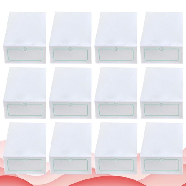 clothing & wardrobe storage 24pcs shoes boxes thickenes transparent stackable case shoe container - size (white)
clothing & wardrobe storage 24pcs shoes boxes thickenes transparent stackable case shoe container - size (white)