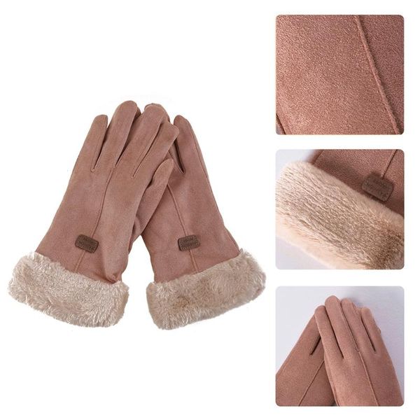 five fingers gloves 40gc women winter touch screen thermal plush lined windproof driving mittens, Blue;gray
five fingers gloves 40gc women winter touch screen thermal plush lined windproof driving mittens, Blue;gray