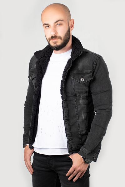male antracite jeans sports coats slim fit collar furry denim coat button autumn winter spring 2001002 jvjz, Black;brown
male antracite jeans sports coats slim fit collar furry denim coat button autumn winter spring 2001002 jvjz, Black;brown