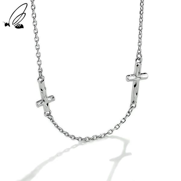 chains s'steel sterling silver 925 chain simple fashion overlapping cross necklace women's for minimalist designer 2021 fine jewel
chains s'steel sterling silver 925 chain simple fashion overlapping cross necklace women's for minimalist designer 2021 fine jewel