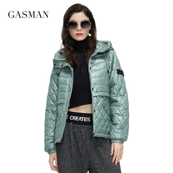 gasman women's spring jacket fashion casual short parka thin cotton hooded coat women ladies jackets warm outwear 21159 211011, Black
gasman women's spring jacket fashion casual short parka thin cotton hooded coat women ladies jackets warm outwear 21159 211011, Black