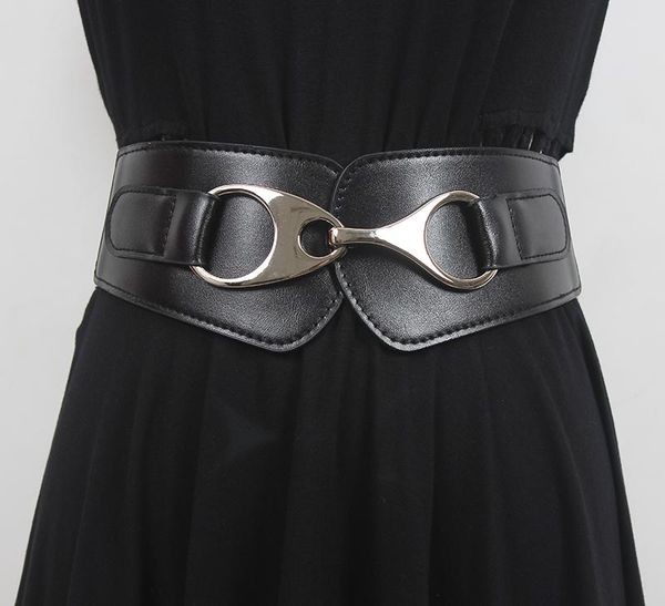 belts women's runway fashion pu leather elastic cummerbunds female dress corsets waistband decoration wide belt r904, Black;brown
belts women's runway fashion pu leather elastic cummerbunds female dress corsets waistband decoration wide belt r904, Black;brown