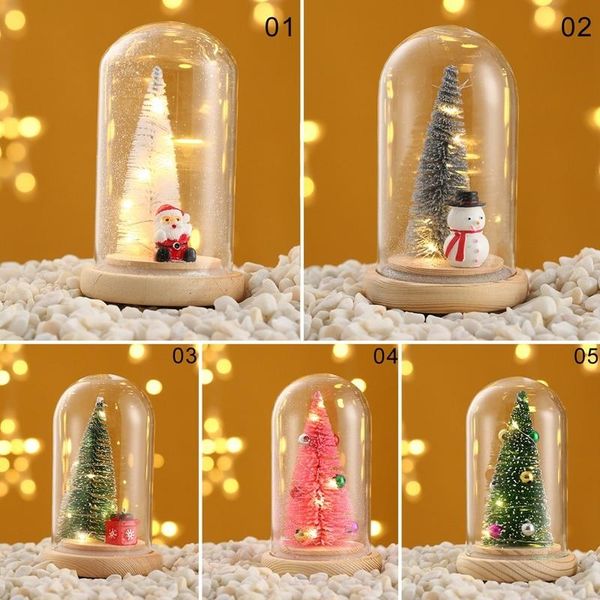 decorative objects & figurines mini shiny christmas tree ornaments wooden glass cover home deskdecoration
decorative objects & figurines mini shiny christmas tree ornaments wooden glass cover home deskdecoration