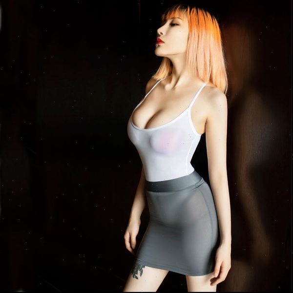 women tight pencil cute skirt ice silk smooth see through micro mini skirt sheer night club skirt fantasy erotic wear f9, Black
women tight pencil cute skirt ice silk smooth see through micro mini skirt sheer night club skirt fantasy erotic wear f9, Black