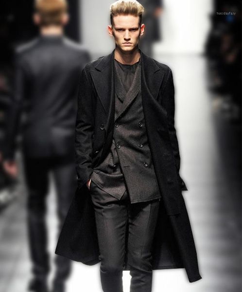 men's wool & blends men's woolen trench coat high-end business 2021 autumn and winter europe the united states black thick long la
men's wool & blends men's woolen trench coat high-end business 2021 autumn and winter europe the united states black thick long la