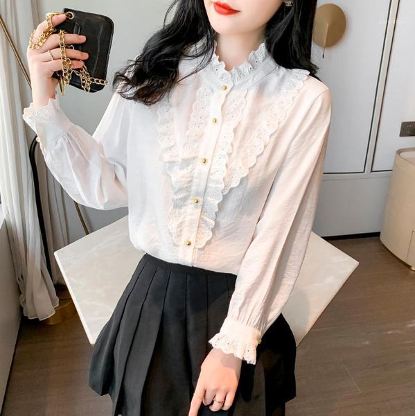 chikichi 2021 spring stand collar blouse women solid color shirt french long sleeve womens fashion women's blouses & shirts, White
chikichi 2021 spring stand collar blouse women solid color shirt french long sleeve womens fashion women's blouses & shirts, White