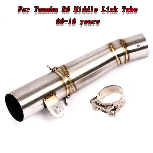 motorcycle exhaust system r6 middle pipe for yzf mid link stainless steel pipes fit 06-16 years
motorcycle exhaust system r6 middle pipe for yzf mid link stainless steel pipes fit 06-16 years