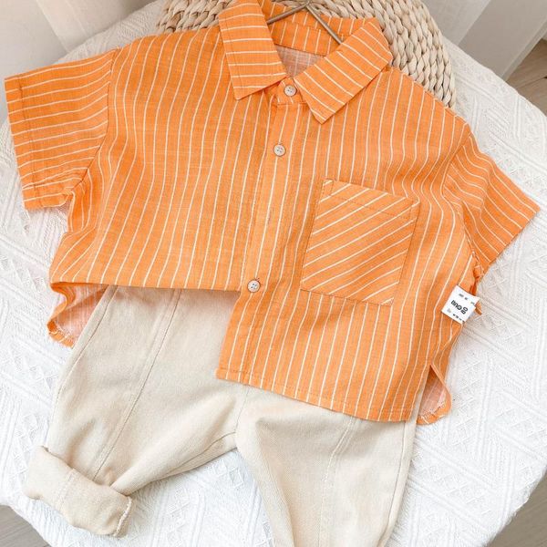 shirts summer baby boys vertical striped kids cotton casual short sleeve, White;black
shirts summer baby boys vertical striped kids cotton casual short sleeve, White;black