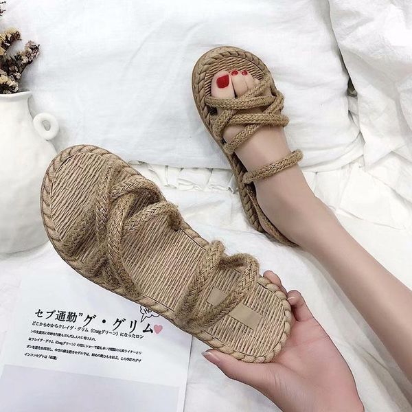 sandals summer women shoes linen rope platform beach slipper non-slip hiking walking zapatos de mujer, Black
sandals summer women shoes linen rope platform beach slipper non-slip hiking walking zapatos de mujer, Black