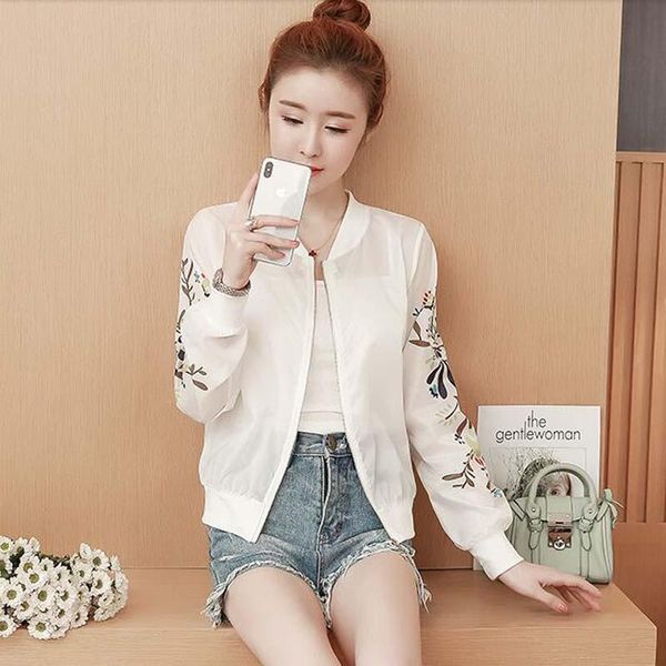 women's jackets 2021 spring fashion female soild sun protection clothing wild loose long sleeved thin jacket women coats outerwear ns42, Black;brown
women's jackets 2021 spring fashion female soild sun protection clothing wild loose long sleeved thin jacket women coats outerwear ns42, Black;brown