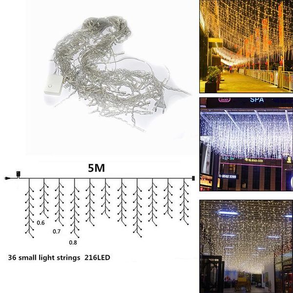 strings string lights party festival outdoor decoration drop 5m droop 0.6m/ 0.7m/0.8m garland curtain icicle led garden 22
strings string lights party festival outdoor decoration drop 5m droop 0.6m/ 0.7m/0.8m garland curtain icicle led garden 22