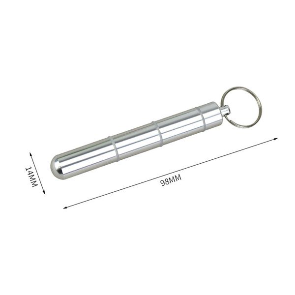 droppshiping portable mini pill bottle keychain aluminum container waterproof travel medicine holder case keyring mfj99
droppshiping portable mini pill bottle keychain aluminum container waterproof travel medicine holder case keyring mfj99