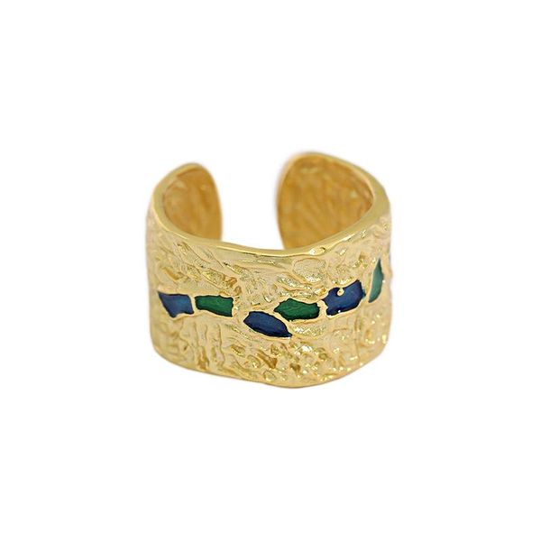 korean ins small wrinkle texture drop gel sense s925 sterling silver ring female ring, Golden;silver
korean ins small wrinkle texture drop gel sense s925 sterling silver ring female ring, Golden;silver
