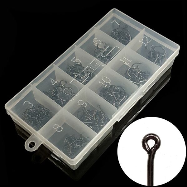 outdoors 2boxes 1000pcs /lot 3 # -12 # fishing hook fishhooks durable pesca jig head fishing hooks with hole carp fishing tackle box 120 w2
outdoors 2boxes 1000pcs /lot 3 # -12 # fishing hook fishhooks durable pesca jig head fishing hooks with hole carp fishing tackle box 120 w2