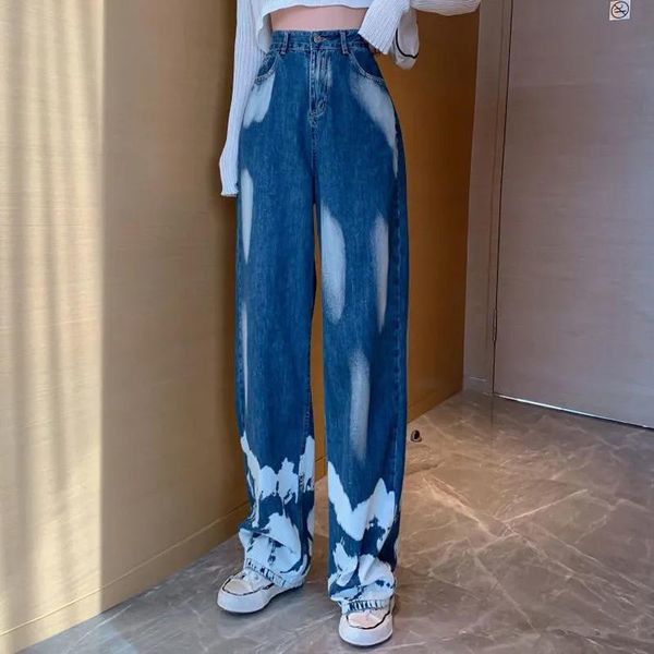 women's pants & capris women casual straight harajuku loose 2021 vintage tie dye denim pant female fashion high waist wide leg trouser, Black;white
women's pants & capris women casual straight harajuku loose 2021 vintage tie dye denim pant female fashion high waist wide leg trouser, Black;white