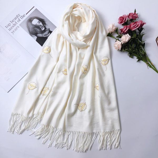 scarves women tulip embroider pashmina cashmere scarf winter warm tassels long size shawl fashion, Blue;gray
scarves women tulip embroider pashmina cashmere scarf winter warm tassels long size shawl fashion, Blue;gray