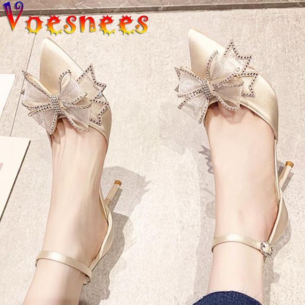 voesnees high heels pointed toe rhinestone bow women shoes 2021 new korean version of wild sandals stiletto shallow ladies shoes, Black
voesnees high heels pointed toe rhinestone bow women shoes 2021 new korean version of wild sandals stiletto shallow ladies shoes, Black