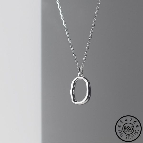 925 sterling silver irregular initial letter o shape necklace party alphabet pendant necklaces fine jewelry for women q0531
925 sterling silver irregular initial letter o shape necklace party alphabet pendant necklaces fine jewelry for women q0531