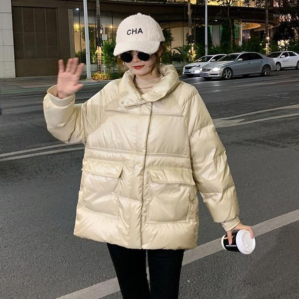 women's down & parkas 2021 women white duck coats fashion winter female korean stand puffer jackets casual ladies solid bread jacket ou, Black
women's down & parkas 2021 women white duck coats fashion winter female korean stand puffer jackets casual ladies solid bread jacket ou, Black
