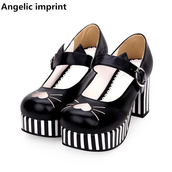 dress shoes angelic imprint woman mori girl lolita cosplay lady high heels pumps women princess party lovely hearts cat 47, Black
dress shoes angelic imprint woman mori girl lolita cosplay lady high heels pumps women princess party lovely hearts cat 47, Black