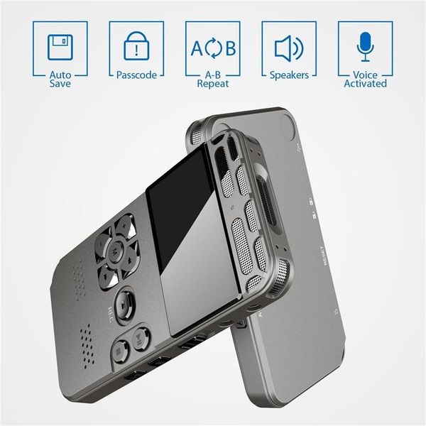 digital voice recorder professional 8g large capacity one-button recording tool usb rechargeable noise reducation dictaphone
digital voice recorder professional 8g large capacity one-button recording tool usb rechargeable noise reducation dictaphone