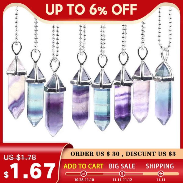 csja fluorite necklaces crystal pendants suspension natural gem stone quartz bullet hexagonal pendulum reiki chakra pendulo e546, Bronze;silver
csja fluorite necklaces crystal pendants suspension natural gem stone quartz bullet hexagonal pendulum reiki chakra pendulo e546, Bronze;silver