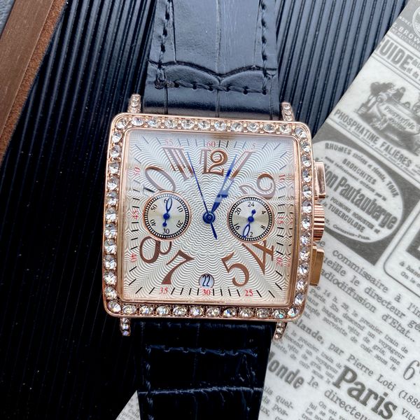 4-4men's watch square leather strap fashion quartz movement automatic date business casual montre de luxe watch designer watches, Slivery;brown
4-4men's watch square leather strap fashion quartz movement automatic date business casual montre de luxe watch designer watches, Slivery;brown