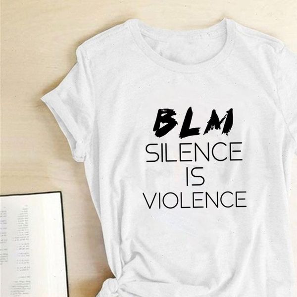 blm silence is violence printed t shirts summer clothes ladies for teens cotton harajuku t shirt women plain o neck, White
blm silence is violence printed t shirts summer clothes ladies for teens cotton harajuku t shirt women plain o neck, White