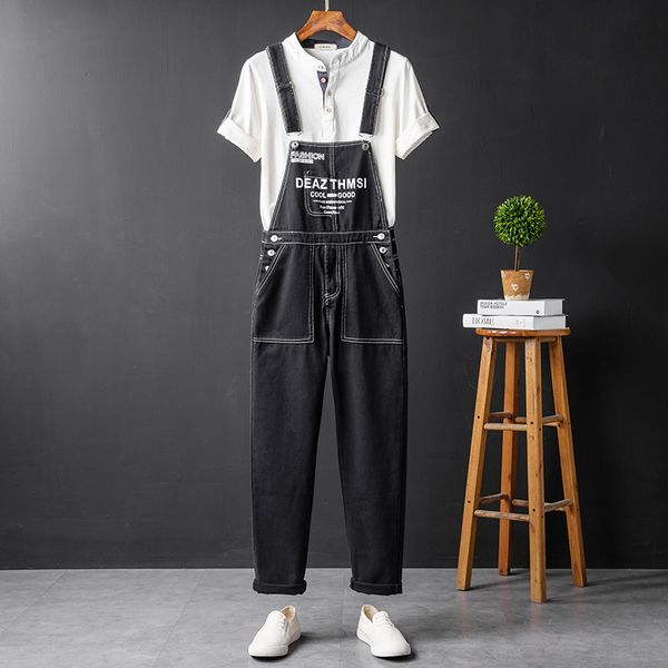 mens and womens same style wear black jeans overalls printing crafts jumpsuit suspenders slim fit slimming versatile, Blue
mens and womens same style wear black jeans overalls printing crafts jumpsuit suspenders slim fit slimming versatile, Blue