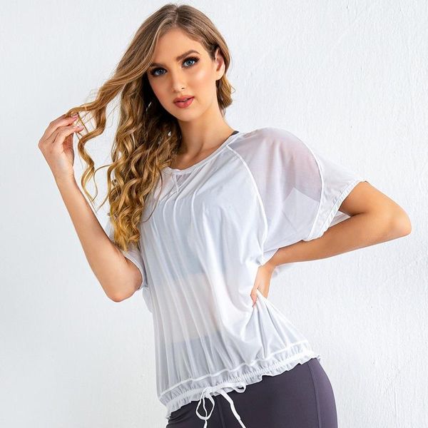 yoga outfit mesh short sleeve gym trainer sports blouse women clothing for workout
yoga outfit mesh short sleeve gym trainer sports blouse women clothing for workout