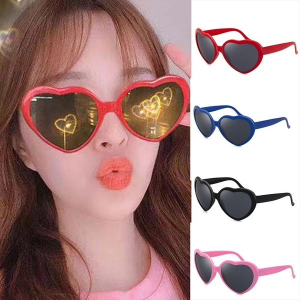 fashion sunglasses heart shaped lights become love special effects glasses at night net red party supply, White;black
fashion sunglasses heart shaped lights become love special effects glasses at night net red party supply, White;black