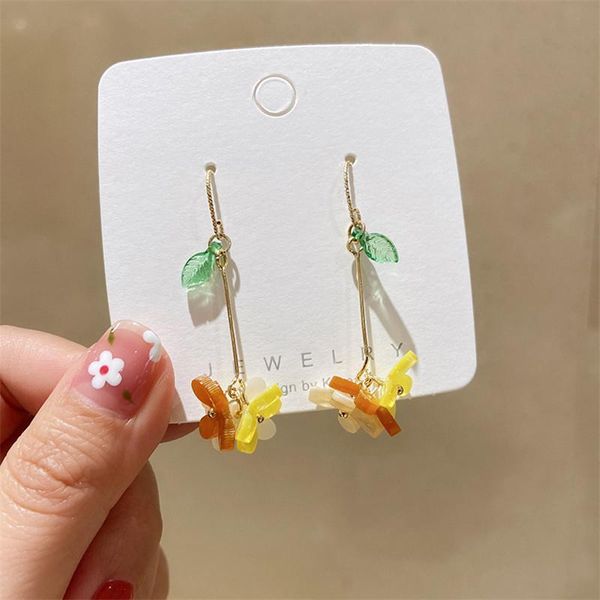 dangle & chandelier fashion girl hand made sweet flowers ear hook small acrylic material fresh flower earrings geometry, Silver
dangle & chandelier fashion girl hand made sweet flowers ear hook small acrylic material fresh flower earrings geometry, Silver
