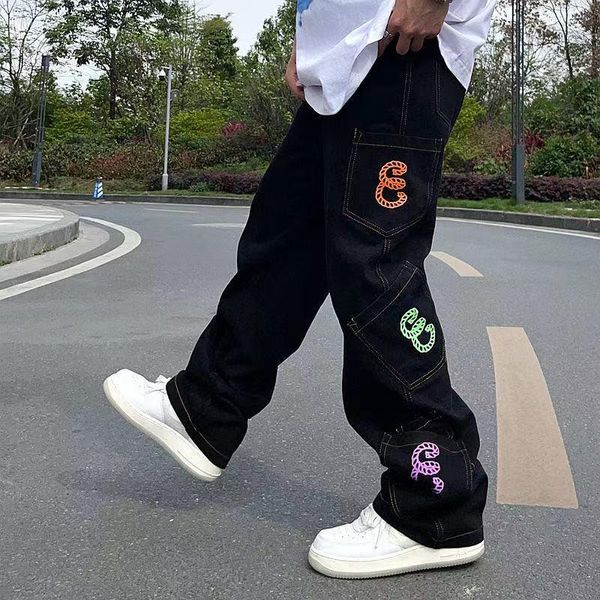 men's jeans 2021 streetwear digital printing fashion casual pants loose spring trousers multi bag oversized straight s-3xl, Blue
men's jeans 2021 streetwear digital printing fashion casual pants loose spring trousers multi bag oversized straight s-3xl, Blue
