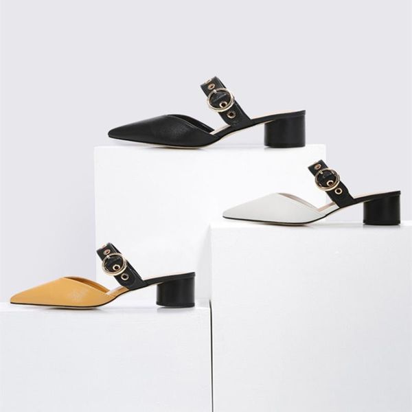 shoes woman 2021 multicolored sandals shallow slippers summer heeled mules pointed toe square heel med pantofle soft high block, Black
shoes woman 2021 multicolored sandals shallow slippers summer heeled mules pointed toe square heel med pantofle soft high block, Black