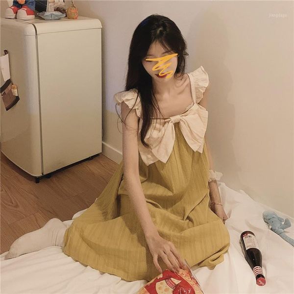 french sweet pajama fairy female summer 2021 wind nightgown web celebrity lovely bowknot is in household to take men's sleepwear, Black;brown
french sweet pajama fairy female summer 2021 wind nightgown web celebrity lovely bowknot is in household to take men's sleepwear, Black;brown