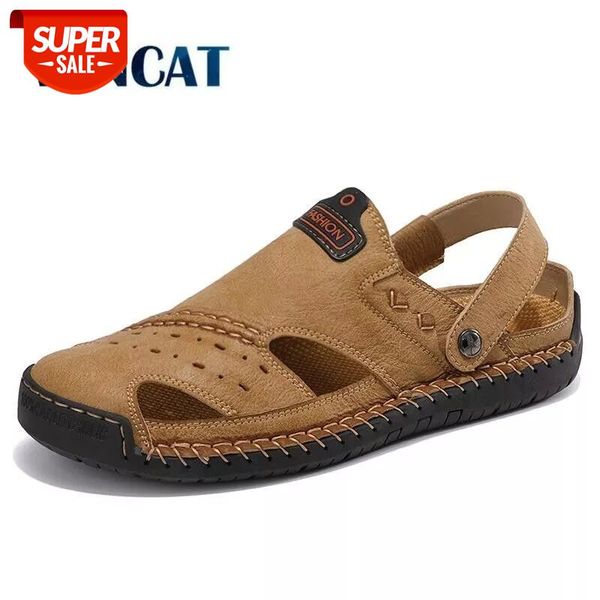2021 new leather men's sandals classic roman sandals comfortable casual shoes summer outdoor beach men flip flop sneakers 38-48 #k93a, Black
2021 new leather men's sandals classic roman sandals comfortable casual shoes summer outdoor beach men flip flop sneakers 38-48 #k93a, Black