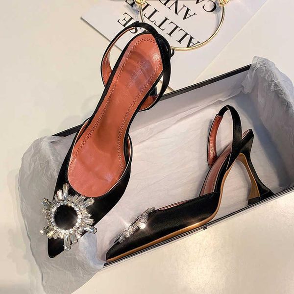 sandals baotou women's 2021 crystal shoes transparent glass heel high heels pointed diamond hollow, Black
sandals baotou women's 2021 crystal shoes transparent glass heel high heels pointed diamond hollow, Black