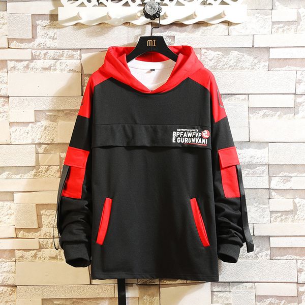 2021 new men's contrast color patchwork casual hoodie gym bodybuilding cotton long sleeve hooded shirt nqbv, Black
2021 new men's contrast color patchwork casual hoodie gym bodybuilding cotton long sleeve hooded shirt nqbv, Black