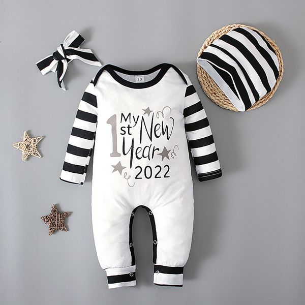 3pcs infant baby girls clothes 2022 newborn romper pants hat with headband bodysuit outfit set, White
3pcs infant baby girls clothes 2022 newborn romper pants hat with headband bodysuit outfit set, White