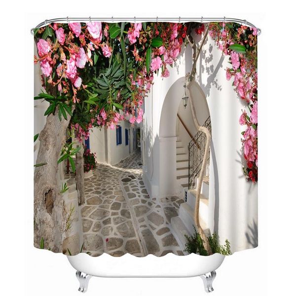 european architecture view shower curtains set street flower plant landscape wall pattern bathroom waterproof bath cloth curtain
european architecture view shower curtains set street flower plant landscape wall pattern bathroom waterproof bath cloth curtain
