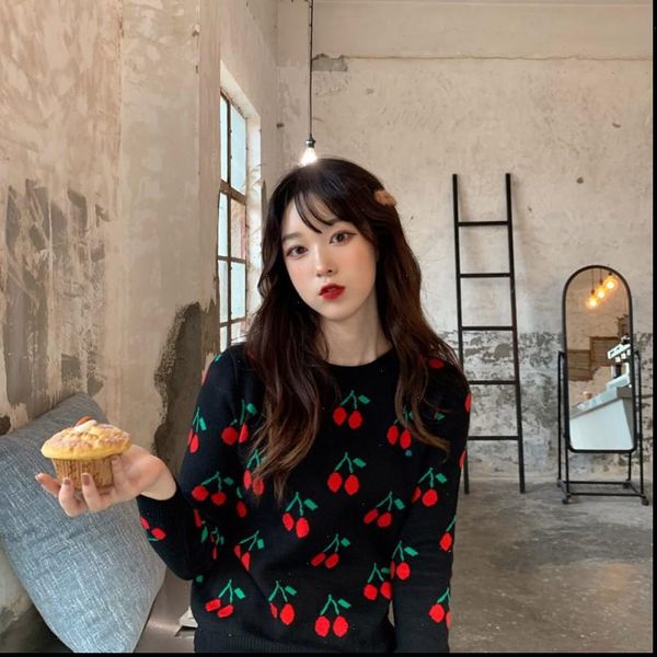 autumn winter casual ladies sweater vintage women pullover sweater long sleeve female knitted jumper drop shipping, White;black
autumn winter casual ladies sweater vintage women pullover sweater long sleeve female knitted jumper drop shipping, White;black