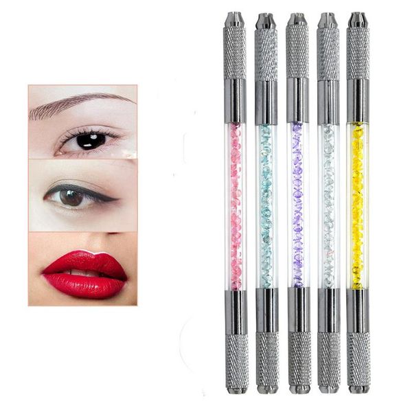 tattoo guns kits 5pcs multicolor double heads crystal microblading pen machine permanent makeup eyebrow manual
tattoo guns kits 5pcs multicolor double heads crystal microblading pen machine permanent makeup eyebrow manual