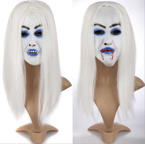 cosplay wig scary mask banshee ghost halloween costume accessories costume wig party masks, Silver
cosplay wig scary mask banshee ghost halloween costume accessories costume wig party masks, Silver