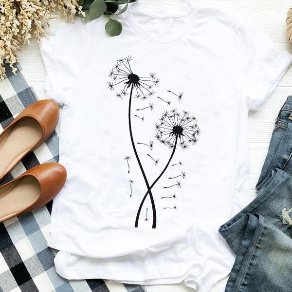 women's t-shirt women lady dandelion mujer camisetas 90s cute summer autumn print tshirt female t tee womens shirt clothes graphic, White
women's t-shirt women lady dandelion mujer camisetas 90s cute summer autumn print tshirt female t tee womens shirt clothes graphic, White