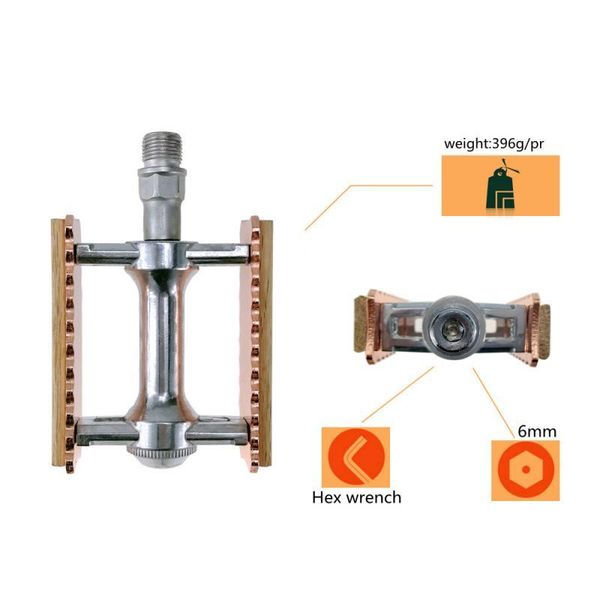 bike pedals classical retro wooden non-slip ultralight waterproof aluminum alloy mtb road cycling accessories
bike pedals classical retro wooden non-slip ultralight waterproof aluminum alloy mtb road cycling accessories