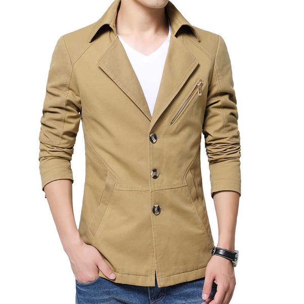men spring business casual trench coat jacket men brand fashion long sleeve 100% cotton solid washed trench, Black;brown
men spring business casual trench coat jacket men brand fashion long sleeve 100% cotton solid washed trench, Black;brown
