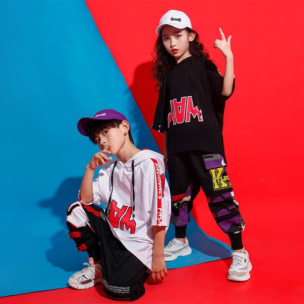 big boys large sweatshirts casual sports pants girls hip-hop clothes jazz dance clothes clothes, Black;red
big boys large sweatshirts casual sports pants girls hip-hop clothes jazz dance clothes clothes, Black;red