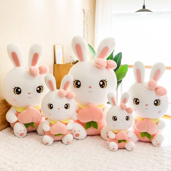 new creative peach rabbit doll plush toy pillow gift for children and girls
new creative peach rabbit doll plush toy pillow gift for children and girls