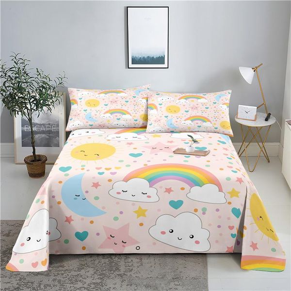 sheets & sets rainbow 0.9/1.2/1.5/1.8/2.0m digital printing polyester bed flat sheet with case print bedding set
sheets & sets rainbow 0.9/1.2/1.5/1.8/2.0m digital printing polyester bed flat sheet with case print bedding set